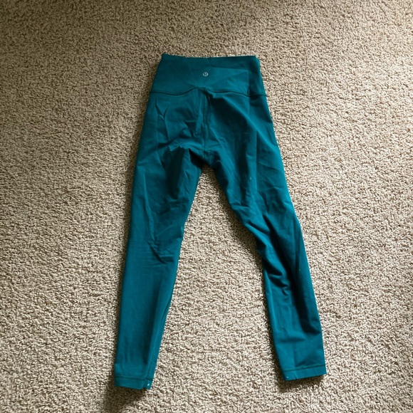 Lululemon Teal Wunder Under - Picture 1 of 3